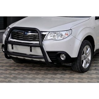 Kengurubārs WT018 Black (nerūsējošais tērauds) Subaru Forester 2008–2013 foto 2