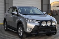 Toyota Rav 4 2013–2018 Bullbar WT018 Black (nerūsējošais tērauds) foto 2