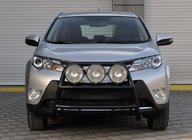 Toyota Rav 4 2013–2018 Bullbar WT018 Black (nerūsējošais tērauds) foto 1