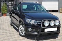 Volkswagen Tiguan 2007–2016 Bullbar WT018 Black (nerūsējošais tērauds) foto 3