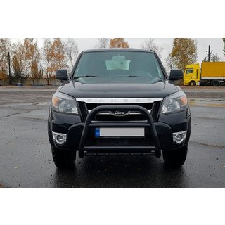 Kengurins QT008 Black (nerūsējošais tērauds) Ford Ranger 2007–2011 foto 3
