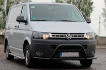 Volkswagen T5 2010–2015 Kengurubārs WT007ST Black (nerūsējošais tērauds) foto 1