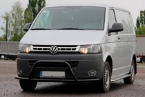 Volkswagen T5 2010–2015 Kengurubārs WT007ST Black (nerūsējošais tērauds) foto 2