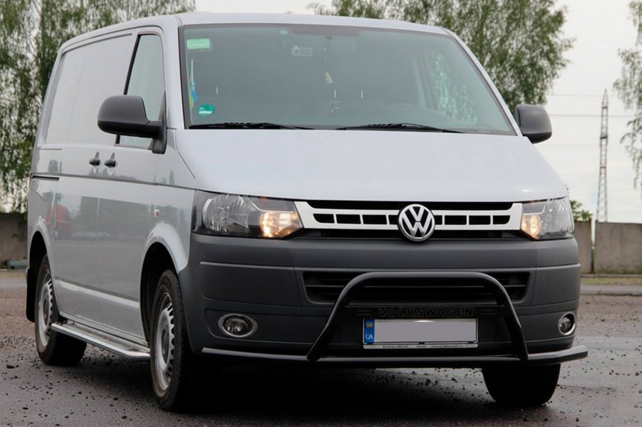 Volkswagen T5 2010–2015 Kengurubārs WT007ST Black (nerūsējošais tērauds) Image