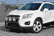 Chevrolet Trax 2012–2023 Priekšējais aizsargloks WT018 Black (nerūsējošais tērauds) foto 3