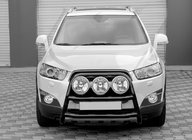 Chevrolet Trax 2012–2023 Priekšējais aizsargloks WT018 Black (nerūsējošais tērauds) foto 1