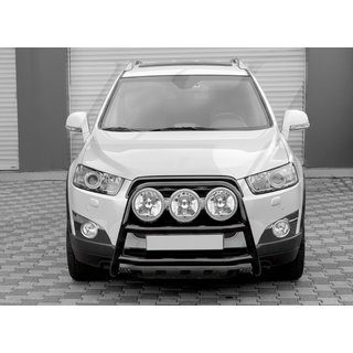 Priekšējais aizsargloks WT018 Black (nerūsējošais tērauds) Chevrolet Trax 2012–2023 foto 1