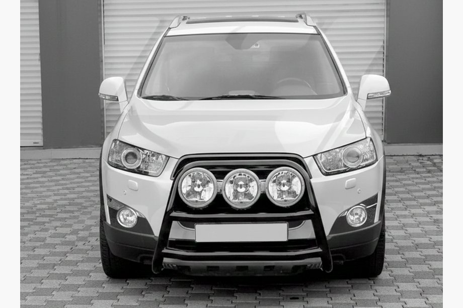 Chevrolet Trax 2012–2023 Priekšējais aizsargloks WT018 Black (nerūsējošais tērauds) Image