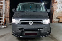 Volkswagen T5 2010–2015 Kenguru stienis WT006ST Black (nerūsējošais tērauds) foto 3
