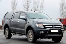 Ford Ranger 2011–2022 Priekšējais aizsargstienis WT022 Black (nerūsējošais tērauds) foto 2