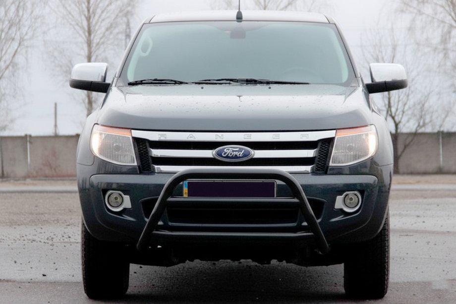 Ford Ranger 2011–2022 Priekšējais aizsargstienis WT022 Black (nerūsējošais tērauds) Image