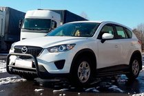 Mazda CX-5 2012–2017 Priekšējais aizsargstienis WT021 Black (nerūsējošais tērauds) foto 2