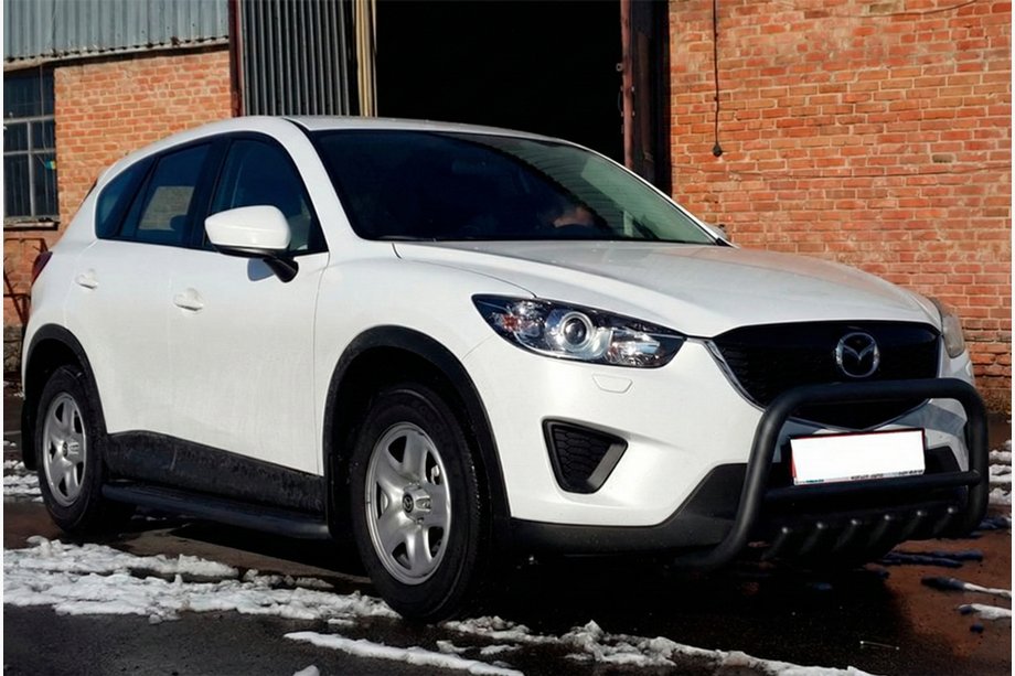Mazda CX-5 2012–2017 Priekšējais aizsargstienis WT021 Black (nerūsējošais tērauds) Image