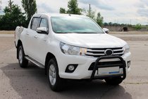 Toyota Hilux 2015– Priekšējais kengurins WT023 Black (nerūsējošais tērauds) foto 3
