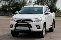 Toyota Hilux 2015– Priekšējais kengurins WT023 Black (nerūsējošais tērauds) foto 2