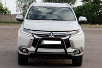 Mitsubishi Pajero Sport 2015– Kengur stienis WT008 Black (nerūsējošais tērauds) foto 1
