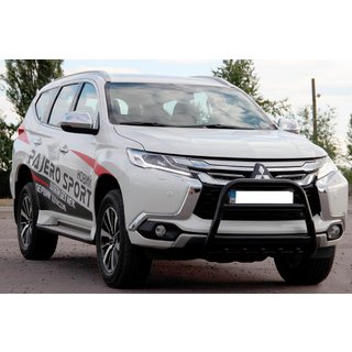 Kengur stienis WT008 Black (nerūsējošais tērauds) Mitsubishi Pajero Sport 2015– foto 3
