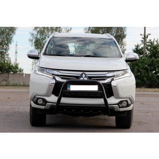 Kengur stienis WT008 Black (nerūsējošais tērauds) Mitsubishi Pajero Sport 2015– foto 4