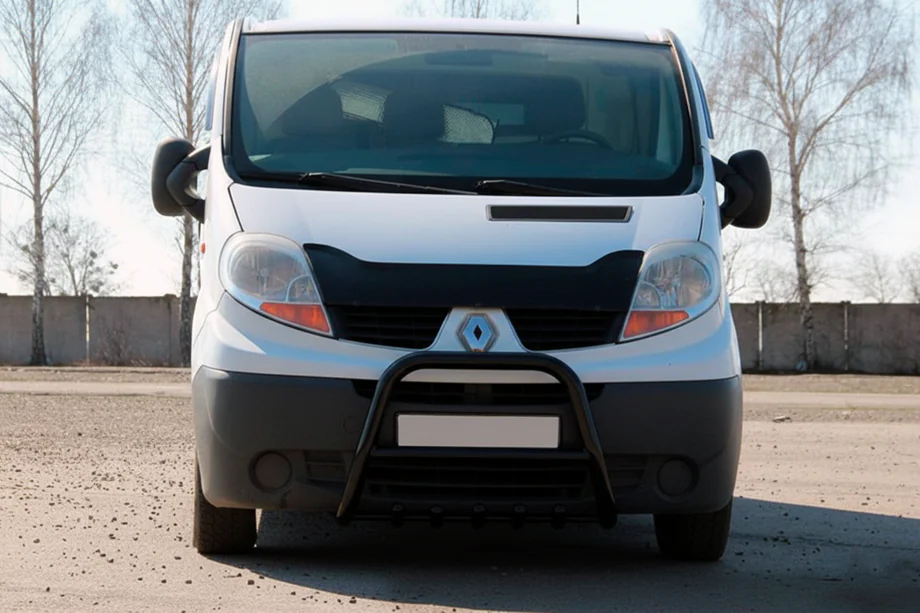 Renault Trafic 2001–2015 Kengurins QT-Spec Black (nerūsējošais tērauds) Image