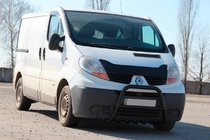 Nissan Primastar 2002–2014 Kengurins QT-Spec Black (nerūsējošais tērauds) foto 2