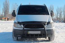 Mercedes Vito W639 2004–2014 Kengurins XL-WT025 Black (nerūsējošais tērauds) foto 2