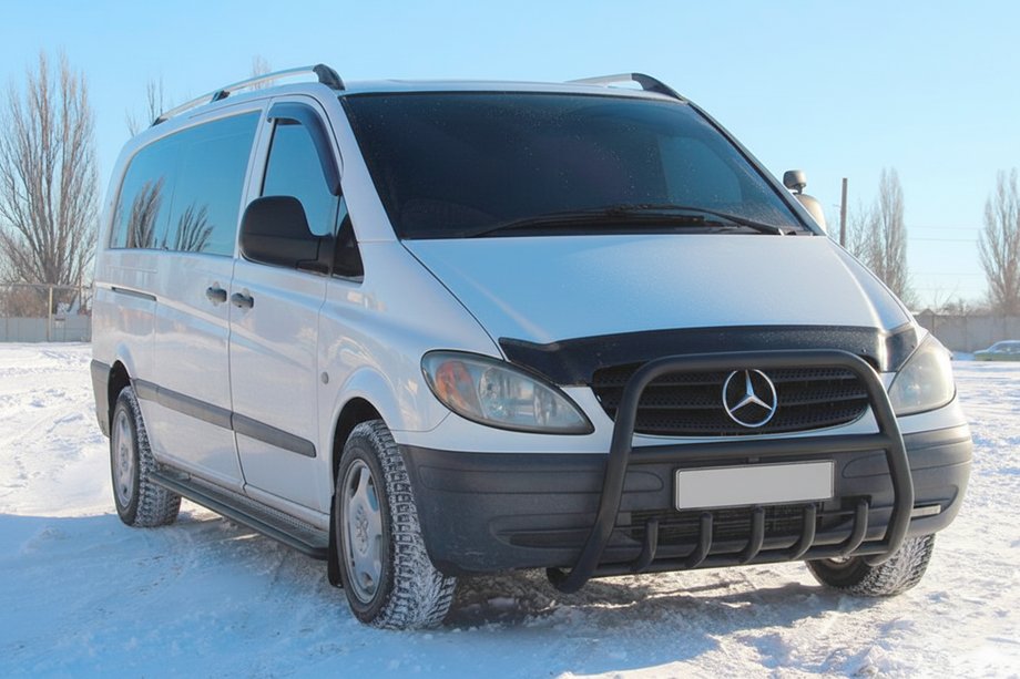 Mercedes Vito W639 2004–2014 Kengurins XL-WT025 Black (nerūsējošais tērauds) Image