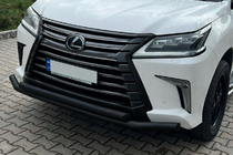 Lexus LX570/450d 2008–2022 Priekšējais aizsargstienis ST014 Black (2015+, nerūsējošais tērauds) foto 1