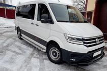 Volkswagen Crafter 2016– Priekšējais aizsargstienis ST085 Black (nerūsējošais tērauds) foto 2