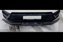 Volkswagen Crafter 2006–2016 Priekšējais aizsargstienis ST008 Black (nerūsējošais tērauds) foto 1