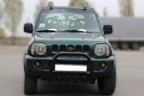 Suzuki Jimny 1998–2018 Kengurstienis F2-01 Black (nerūsējošais tērauds) foto 1