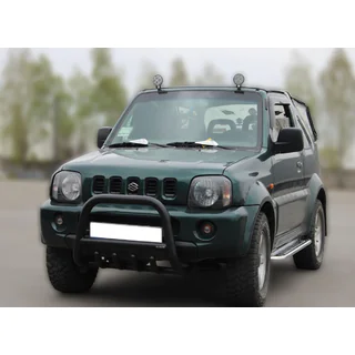 Kengurstienis F2-01 Black (nerūsējošais tērauds) Suzuki Jimny 1998–2018 foto 3