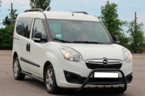 Opel Combo 2012–2018 Kengurīns Black (nerūsējošais tērauds) foto 2