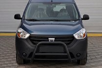 Dacia Dokker 2013–2022 Bullbar WT006 Black (nerūsējošais tērauds) foto 1