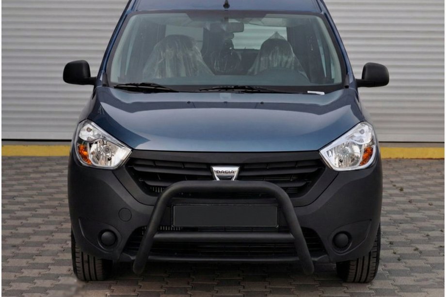Dacia Dokker 2013–2022 Bullbar WT006 Black (nerūsējošais tērauds) Image