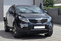 Kia Sportage 2010–2015 Bullbar WT006 Black (nerūsējošais tērauds) foto 1