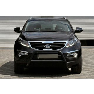 Bullbar WT006 Black (nerūsējošais tērauds) Kia Sportage 2010–2015 foto 2
