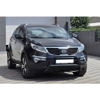 Bullbar WT006 Black (nerūsējošais tērauds) Kia Sportage 2010–2015 foto 1