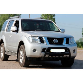 Kengur stienis WT008 Black (nerūsējošais tērauds) Nissan Pathfinder R51 2005–2014 foto 2