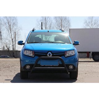 Priekšējais kengurina stienis WT006 Black (nerūsējošais tērauds) foto 1