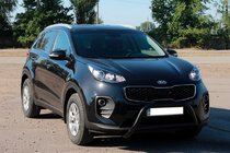 Kia Sportage 2015–2021 Kengurustienis WT006 Black (nerūsējošais tērauds) foto 2