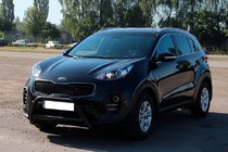 Kia Sportage 2015–2021 Kengurustienis WT006 Black (nerūsējošais tērauds) foto 5