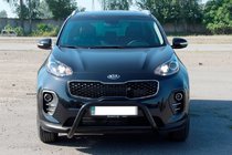 Kia Sportage 2015–2021 Kengurustienis WT006 Black (nerūsējošais tērauds) foto 1