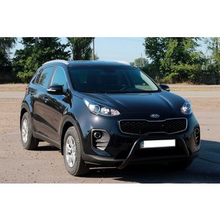 Kengurustienis WT006 Black (nerūsējošais tērauds) Kia Sportage 2015–2021 foto 2