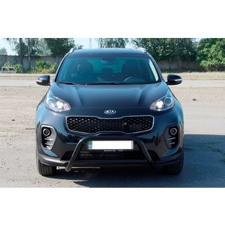 Kengurustienis WT006 Black (nerūsējošais tērauds) Kia Sportage 2015–2021 foto 1