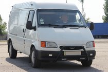 Ford Transit 1991–2000 Kengurustienis WT006 Black (nerūsējošais tērauds) foto 1