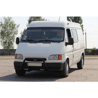 Kengurustienis WT006 Black (nerūsējošais tērauds) Ford Transit 1991–2000 foto 2