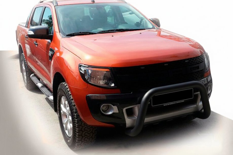 Ford Ranger 2011–2022 Priekšējais kengurins WT005 Black (nerūsējošais tērauds) Image