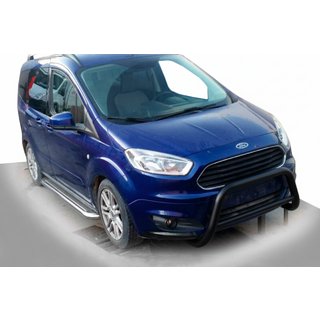 Priekšējais kengurins WT005 Black (nerūsējošais tērauds) Ford Courier 2014–2023
