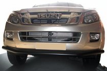Isuzu D-Max 2011–2019 Priekšējais aizsargstienis ST014 Black (nerūsējošais tērauds) foto 1