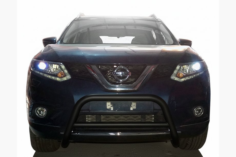 Nissan X-trail T32/Rogue 2014–2021 Priekšējais aizsargstienis WT005 Black (nerūsējošais tērauds) Image
